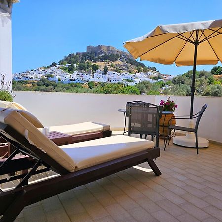 Galini View Apartments Lindos Luaran gambar