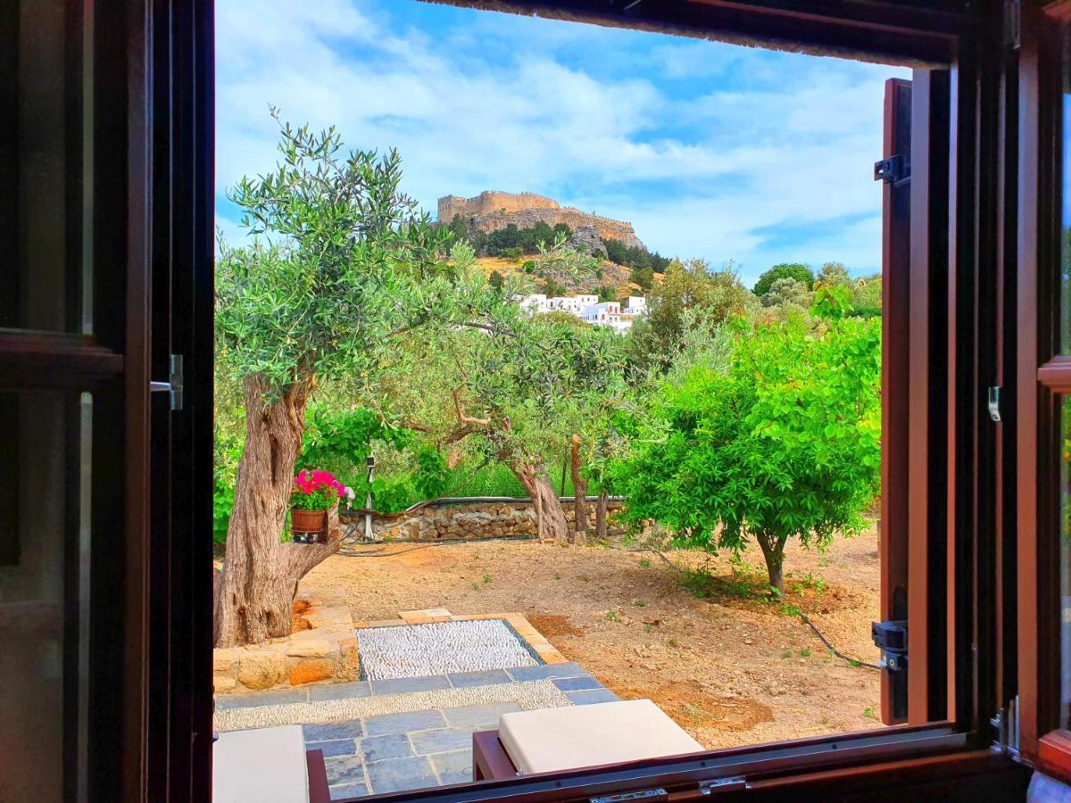 Galini View Apartments Lindos Luaran gambar