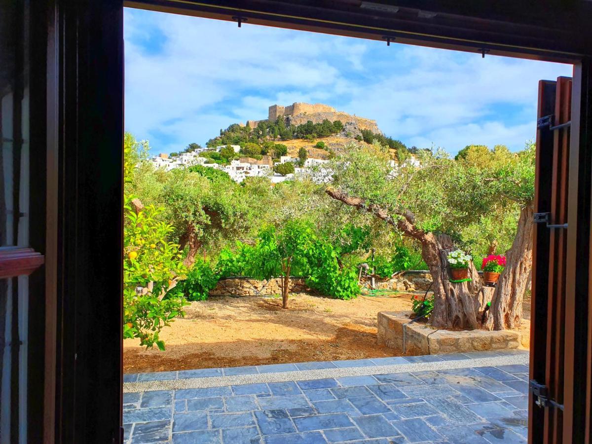 Galini View Apartments Lindos Luaran gambar