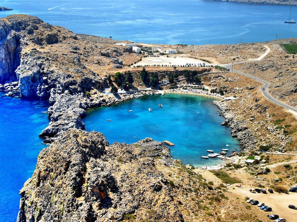 Galini View Apartments Lindos Luaran gambar