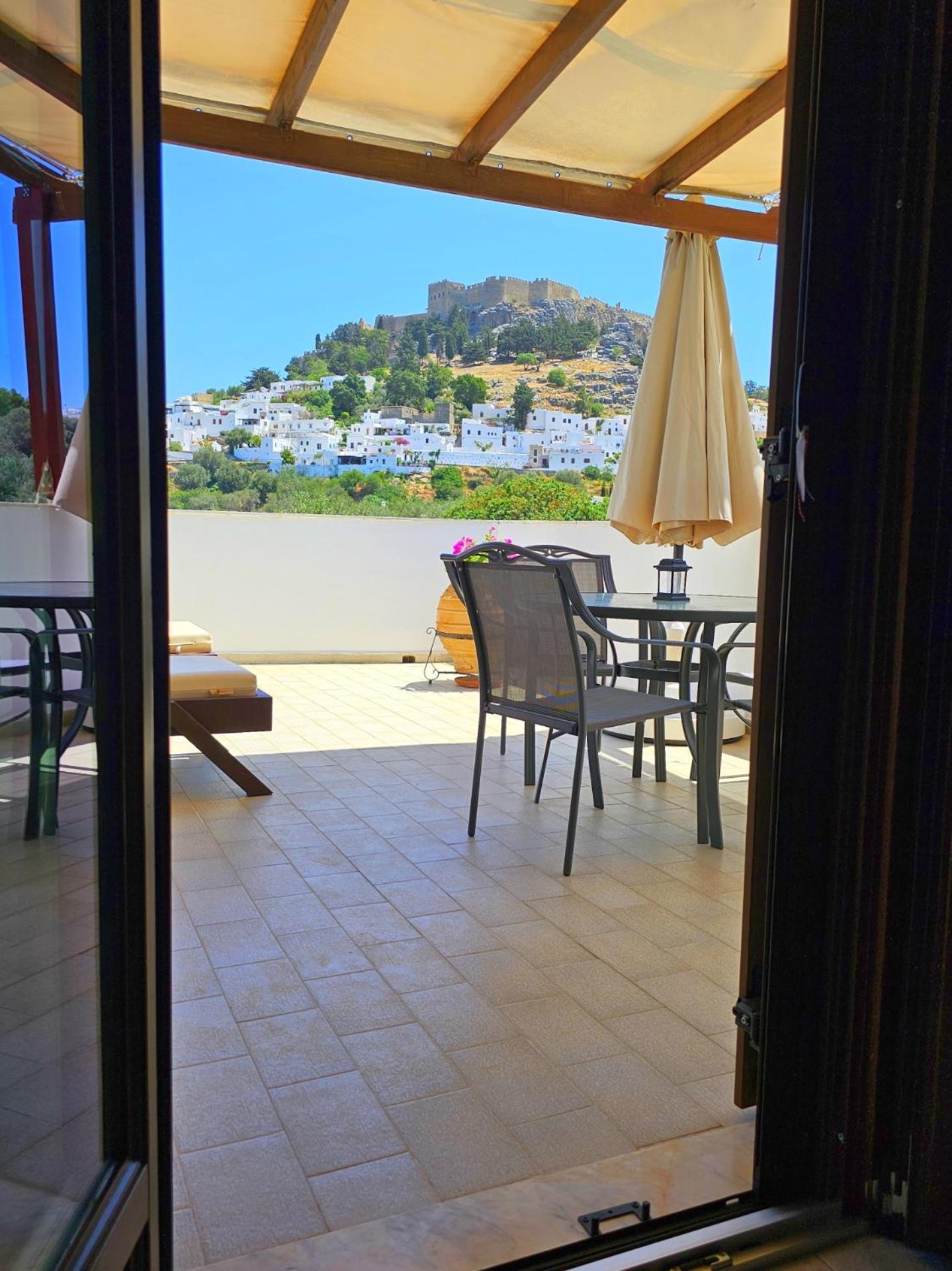 Galini View Apartments Lindos Luaran gambar