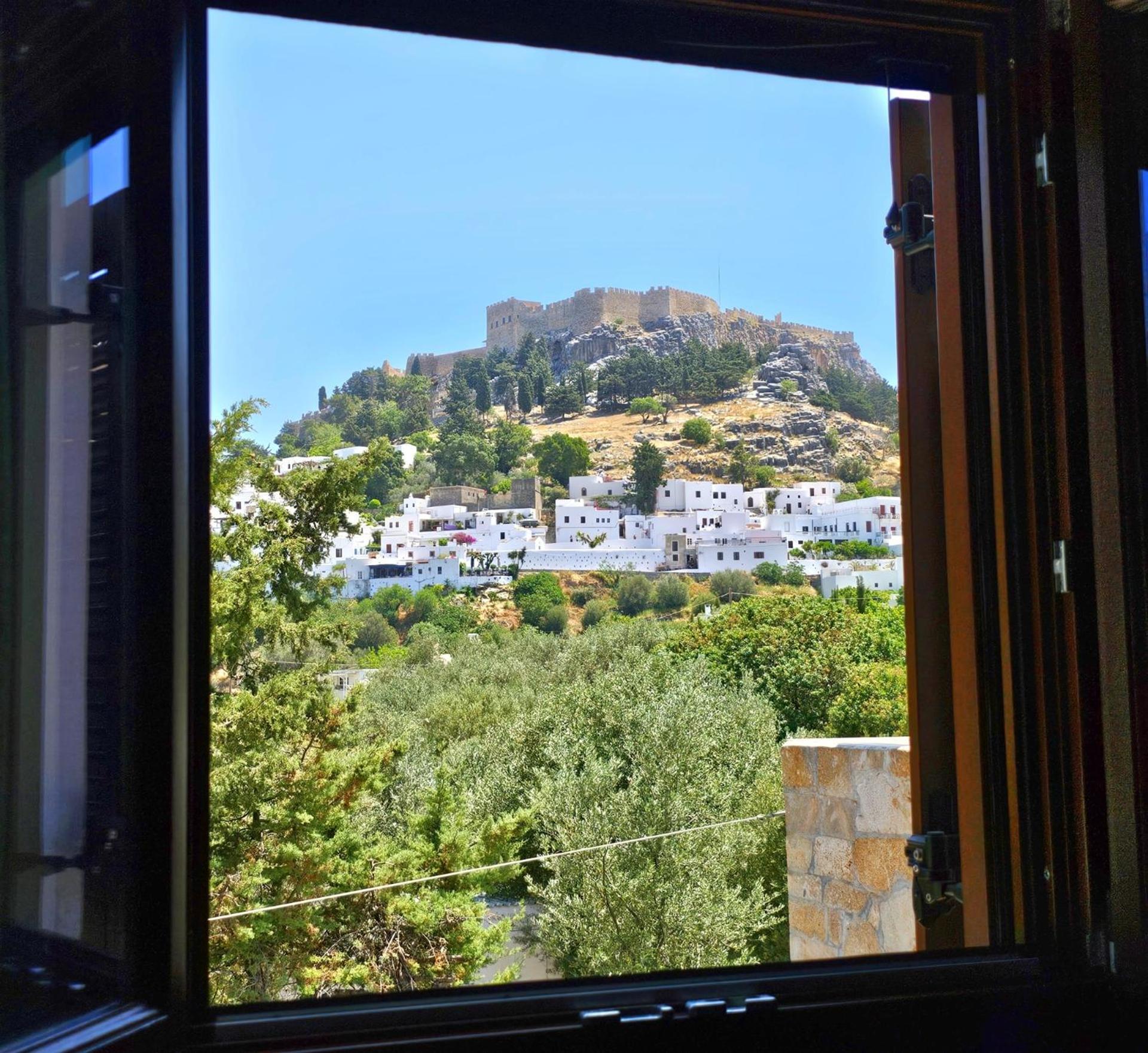 Galini View Apartments Lindos Luaran gambar